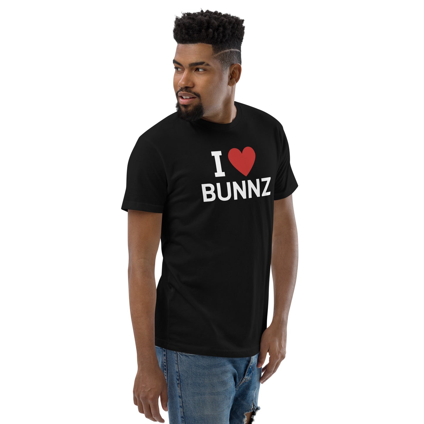 I ❤️ Bunnz White Font Tee