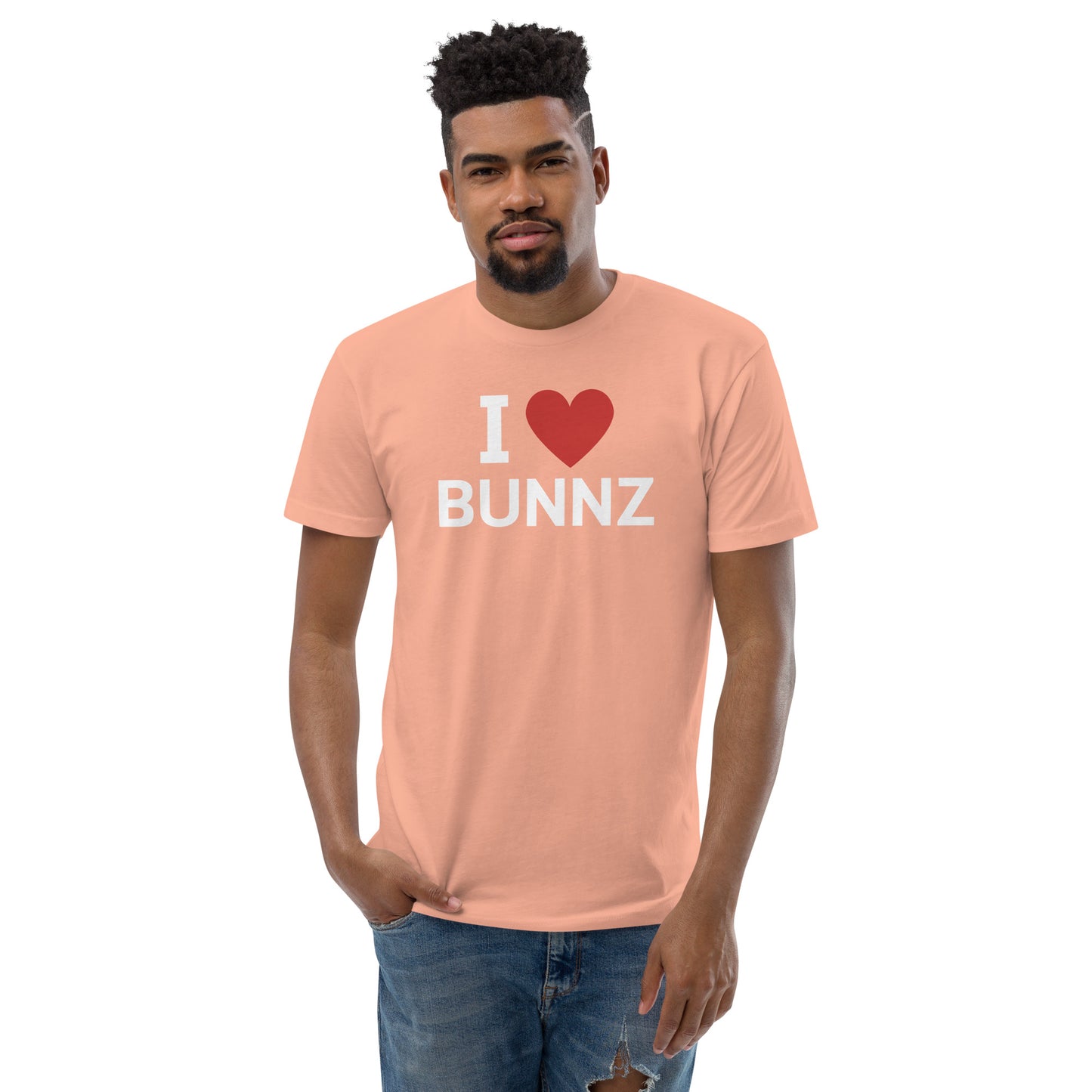 I ❤️ Bunnz White Font Tee