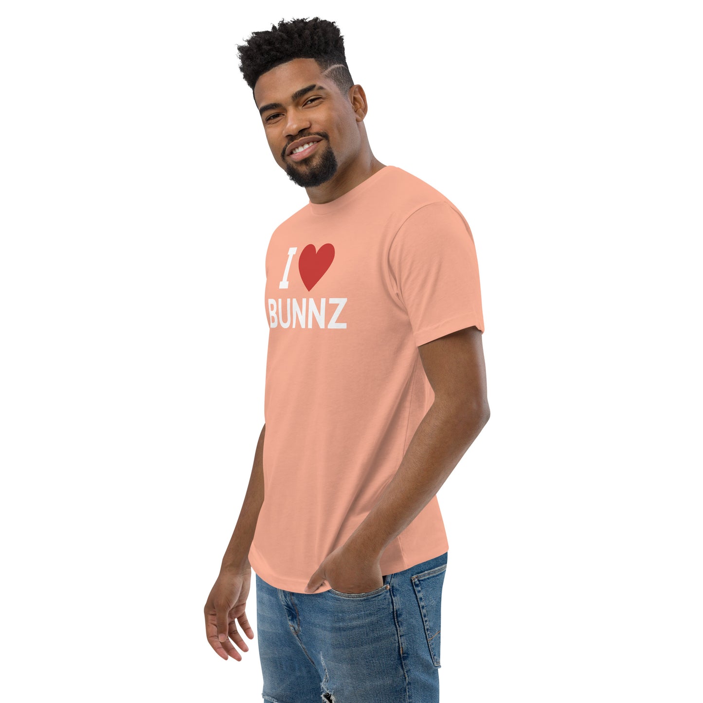 I ❤️ Bunnz White Font Tee