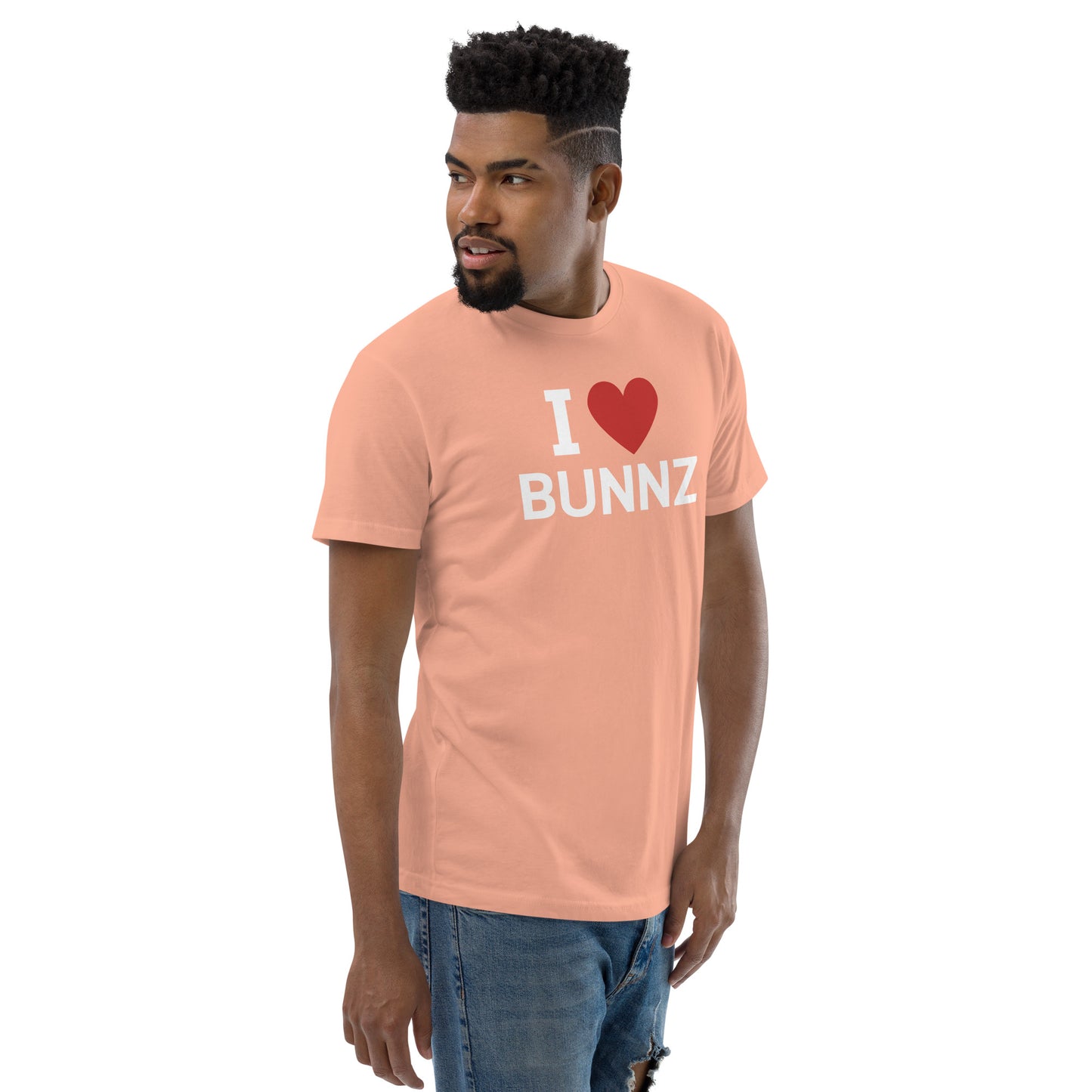 I ❤️ Bunnz White Font Tee