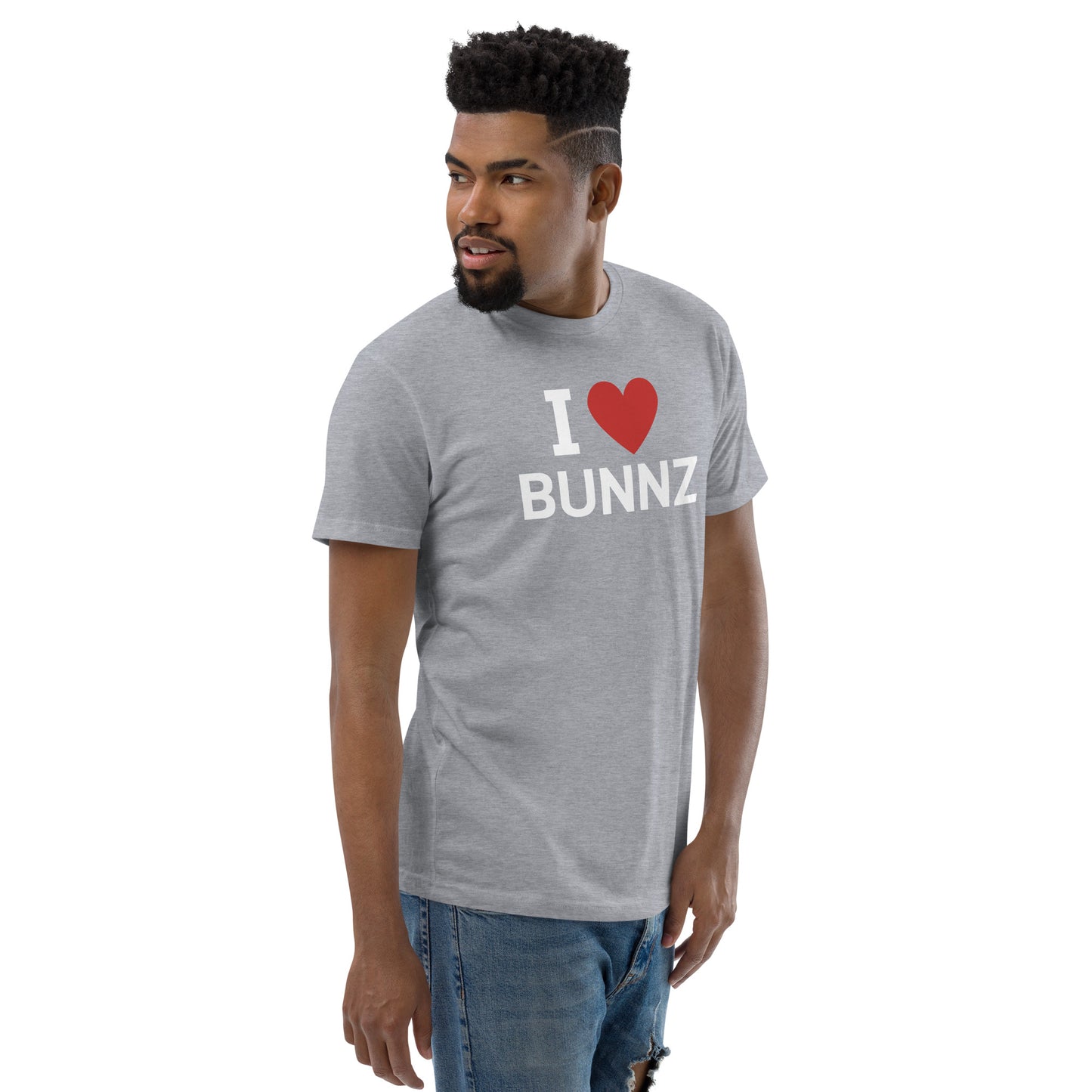 I ❤️ Bunnz White Font Tee