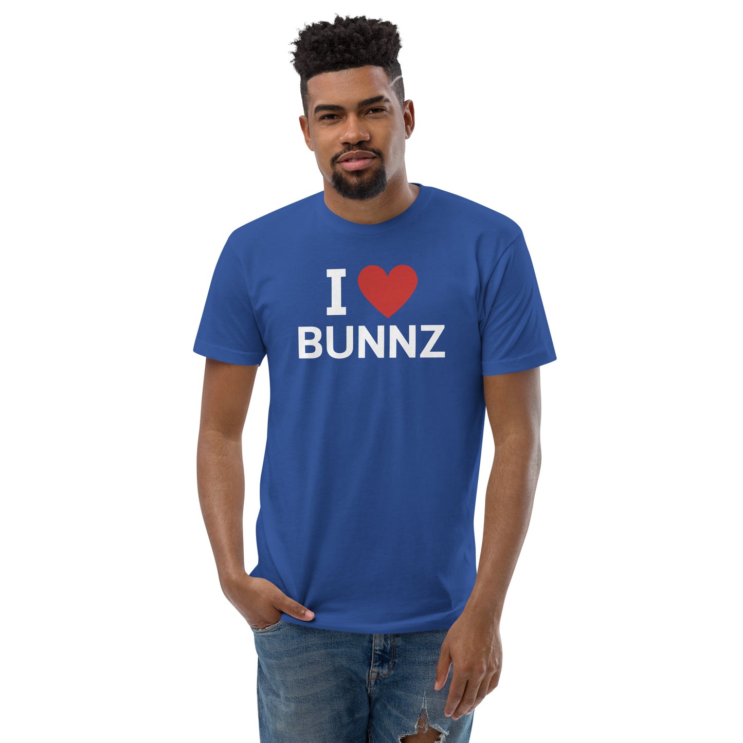 I ❤️ Bunnz White Font Tee