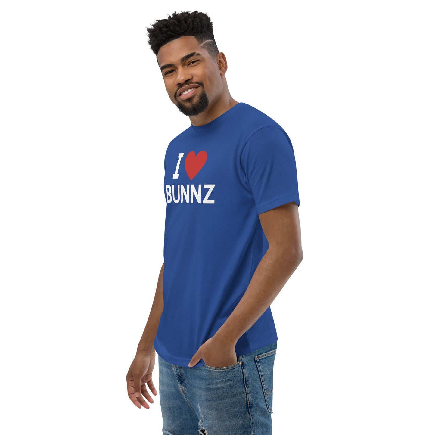I ❤️ Bunnz White Font Tee