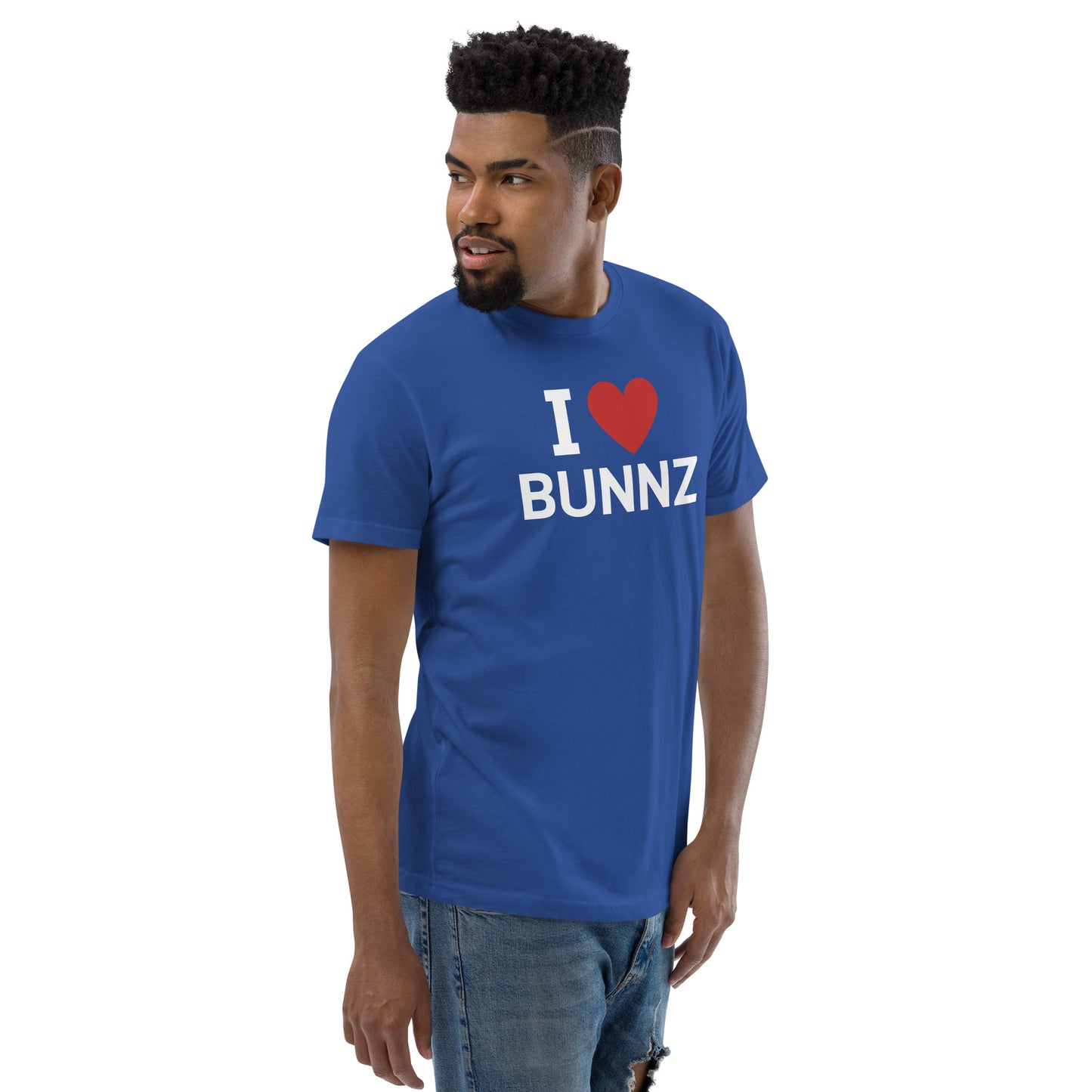 I ❤️ Bunnz White Font Tee
