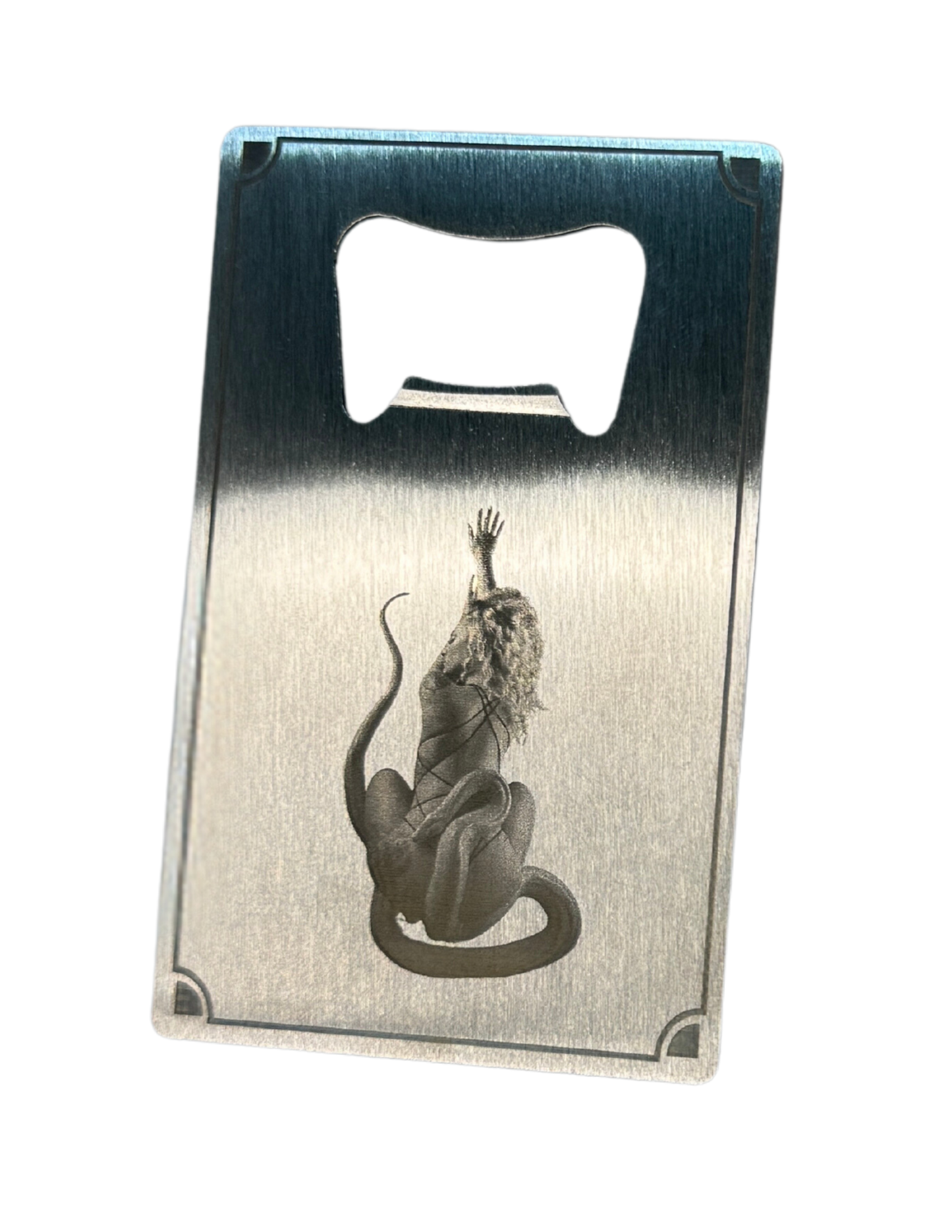 Photo Credit Card Bottle Opener