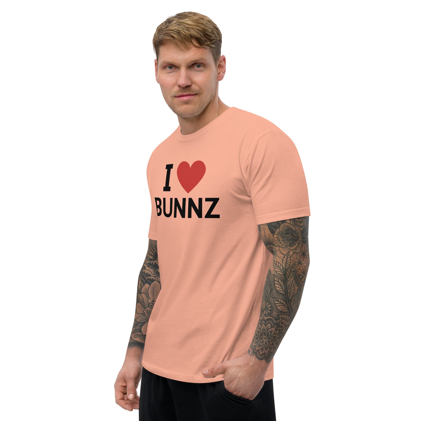 I ❤️ Bunnz Black Font Tee