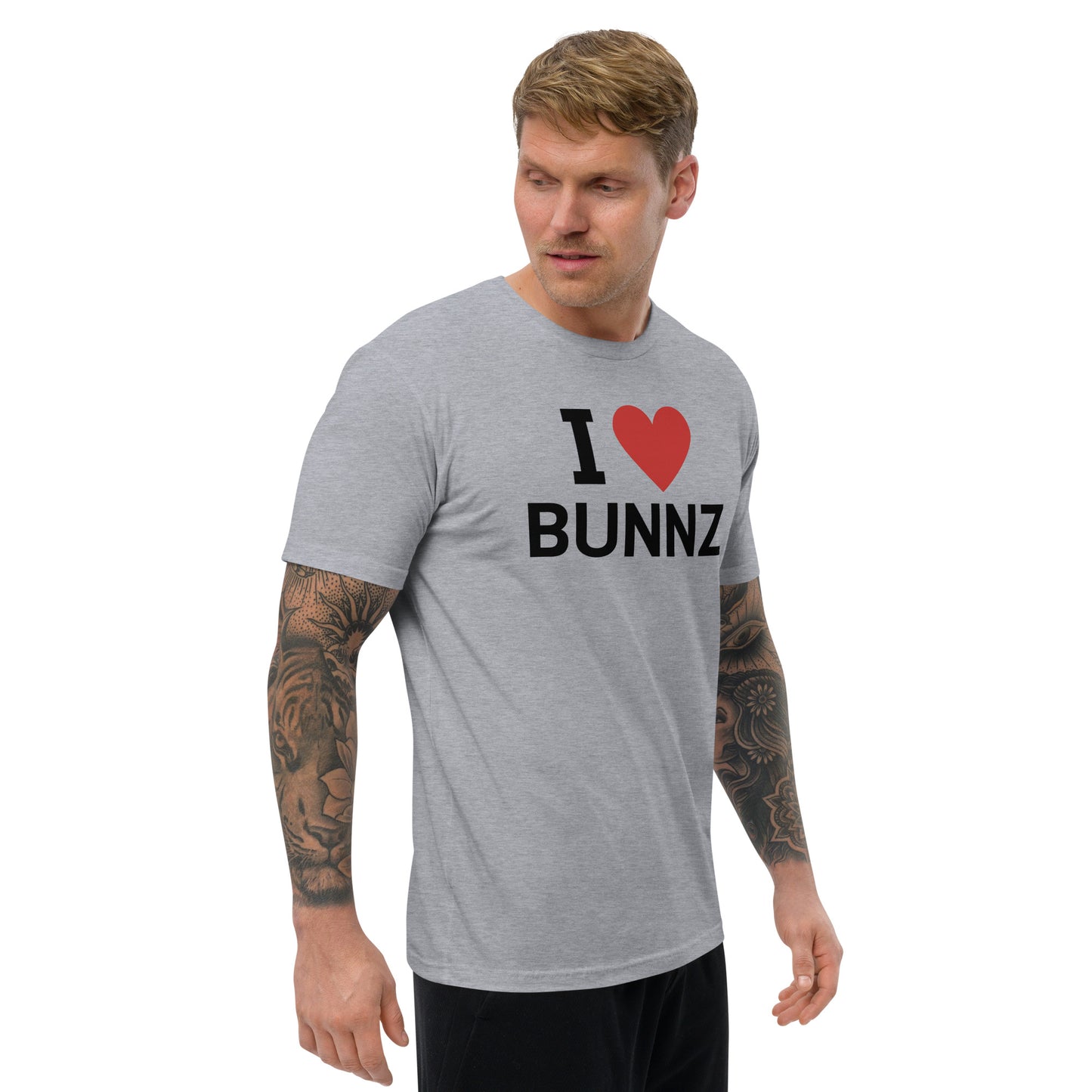 I ❤️ Bunnz Black Font Tee