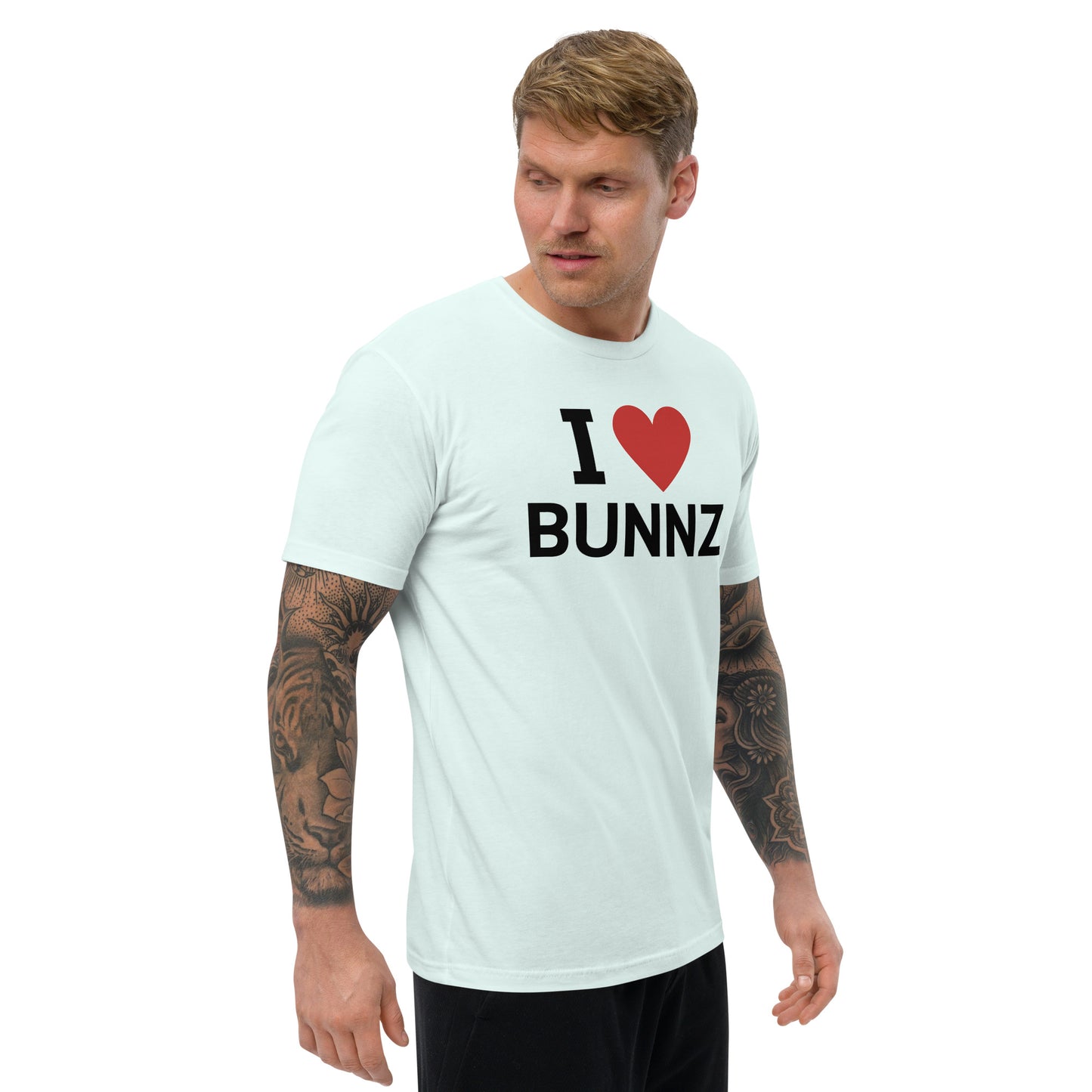 I ❤️ Bunnz Black Font Tee