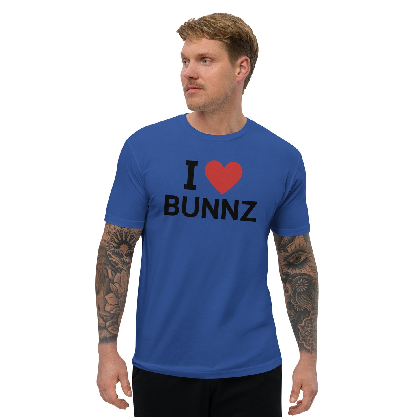 I ❤️ Bunnz Black Font Tee