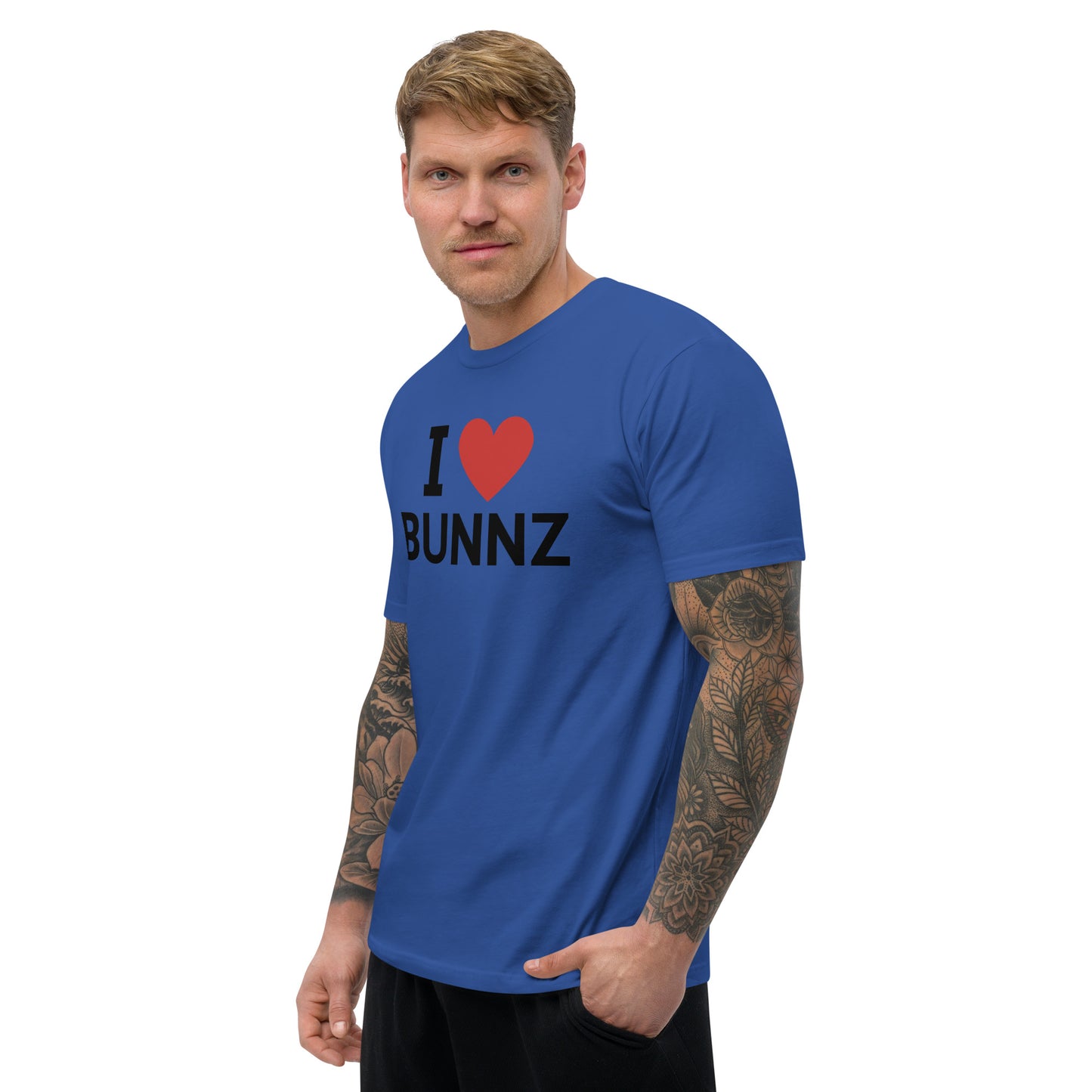 I ❤️ Bunnz Black Font Tee